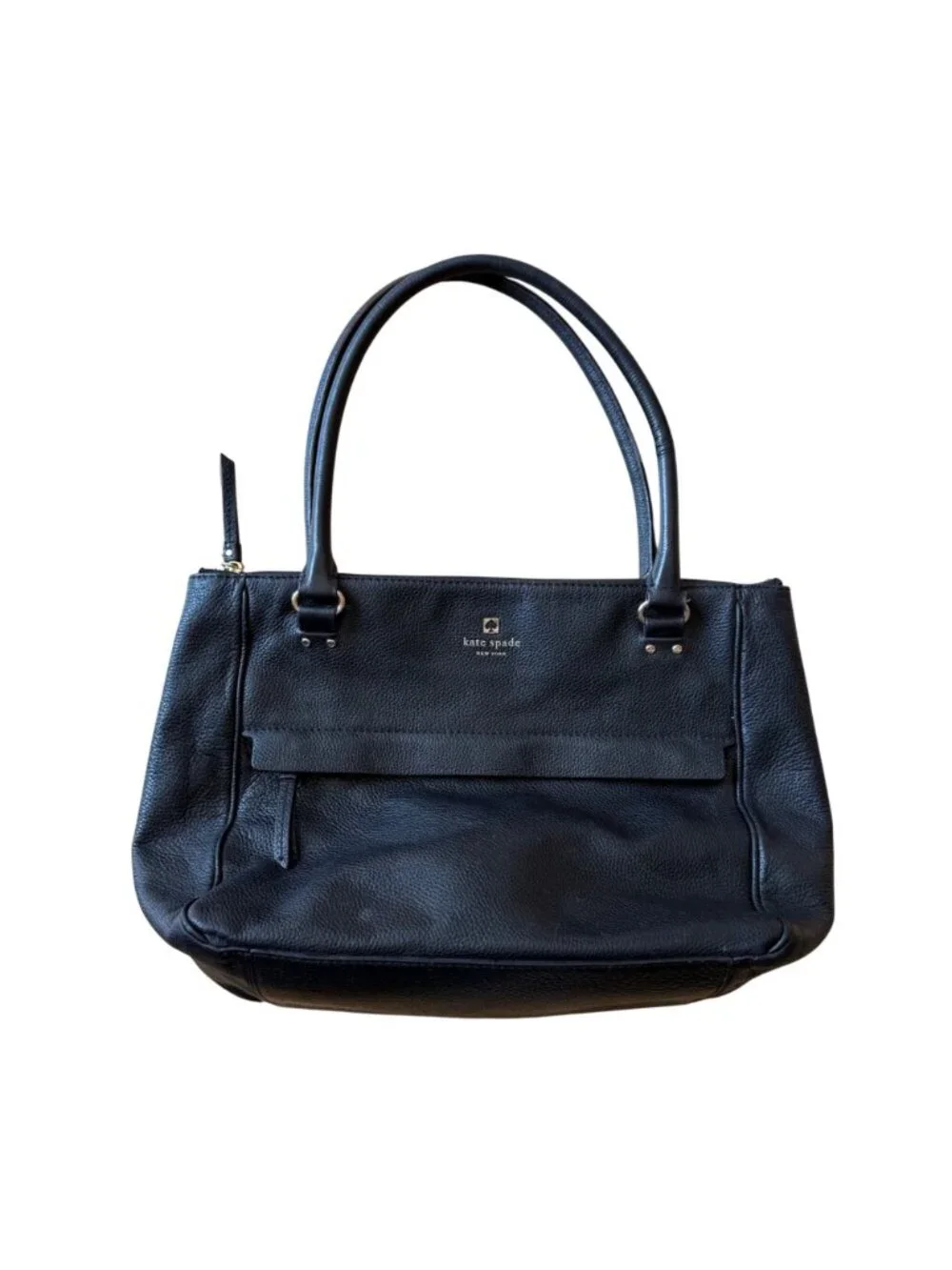 Kate Spade New York Women's Shoulder Bag Grant Park Alida Black Leather Tote